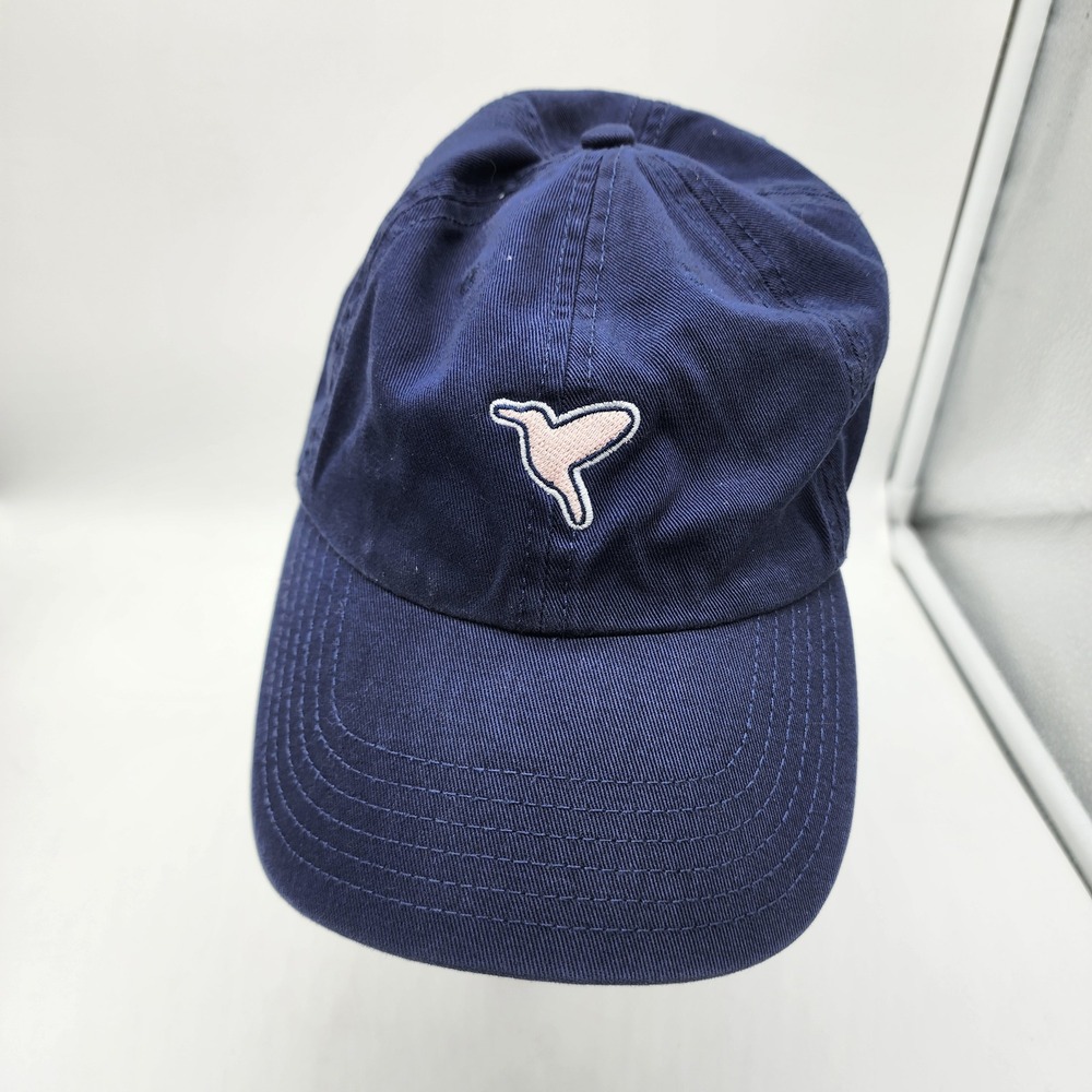 Birddogs Free The Bird Dad Hat Mens OS Navy Blue Cotton Strapback Baseball Cap